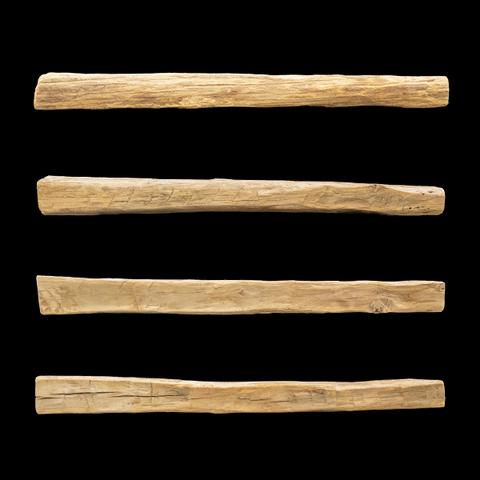 Hand Hewn Wood Mantel - Rustic Fireplace Mantel - 7" x 6" x 76"