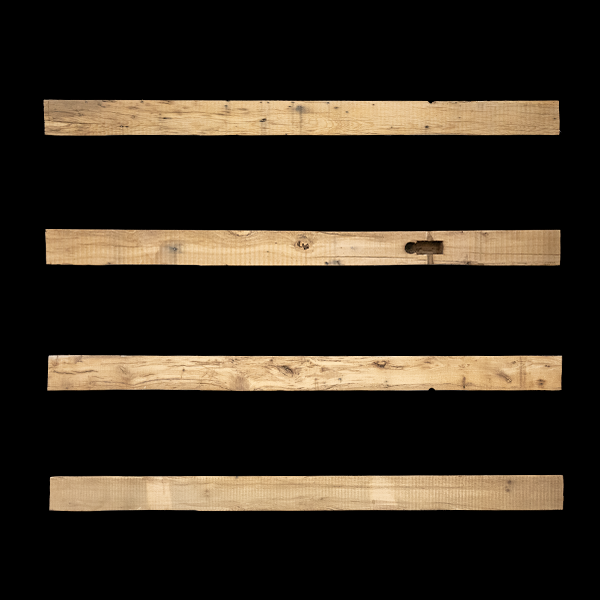 Rough Sawn Wood Mantel - Rustic Fireplace Mantel - 5" x 5" x 78"