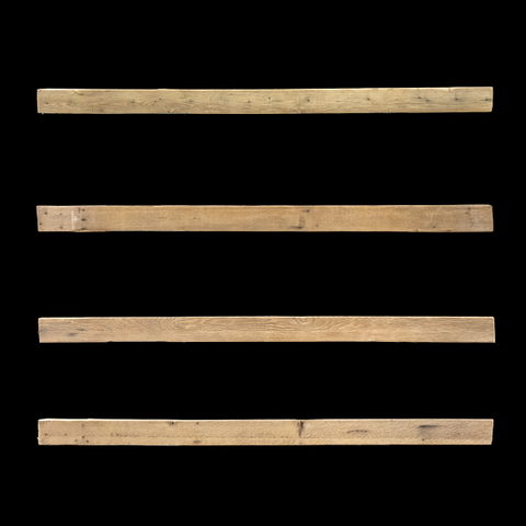 Rough Sawn Wood Mantel - Rustic Fireplace Mantel - 4.5" x 4.5" x 82"