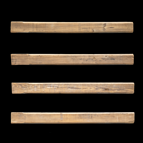 Rough Sawn Wood Mantel - Rustic Fireplace Mantel - 5.5" x 5.5" x 61"