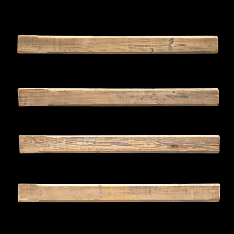 Rough Sawn Wood Mantel - Rustic Fireplace Mantel - 5.5" x 5.5" x 61"