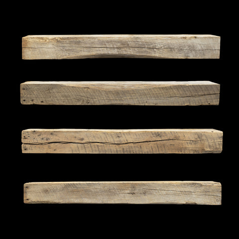 Rough Sawn Wood Mantel - Rustic Fireplace Mantel - 8" x 8" x 73"