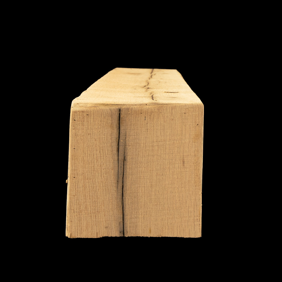 Rough Sawn Wood Box Beam Mantel - Rustic Fireplace Mantel - 8" x 8" x 60"