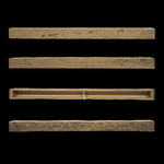 Hand Hewn Wood Box Beam Mantel - Rustic Fireplace Mantel - 6" x 6" x 84"