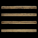 Hand Hewn Wood Box Beam Mantel - Rustic Fireplace Mantel - 6" x 6" x 84"