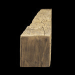 Hand Hewn Wood Box Beam Mantel - Rustic Fireplace Mantel - 6" x 6" x 84"