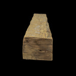 Hand Hewn Wood Box Beam Mantel - Rustic Fireplace Mantel - 6" x 7" x 70"