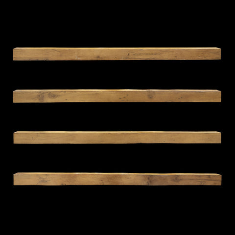 Rough Sawn Wood Mantel - Rustic Fireplace Mantel - 3.5" x 4" x 72"