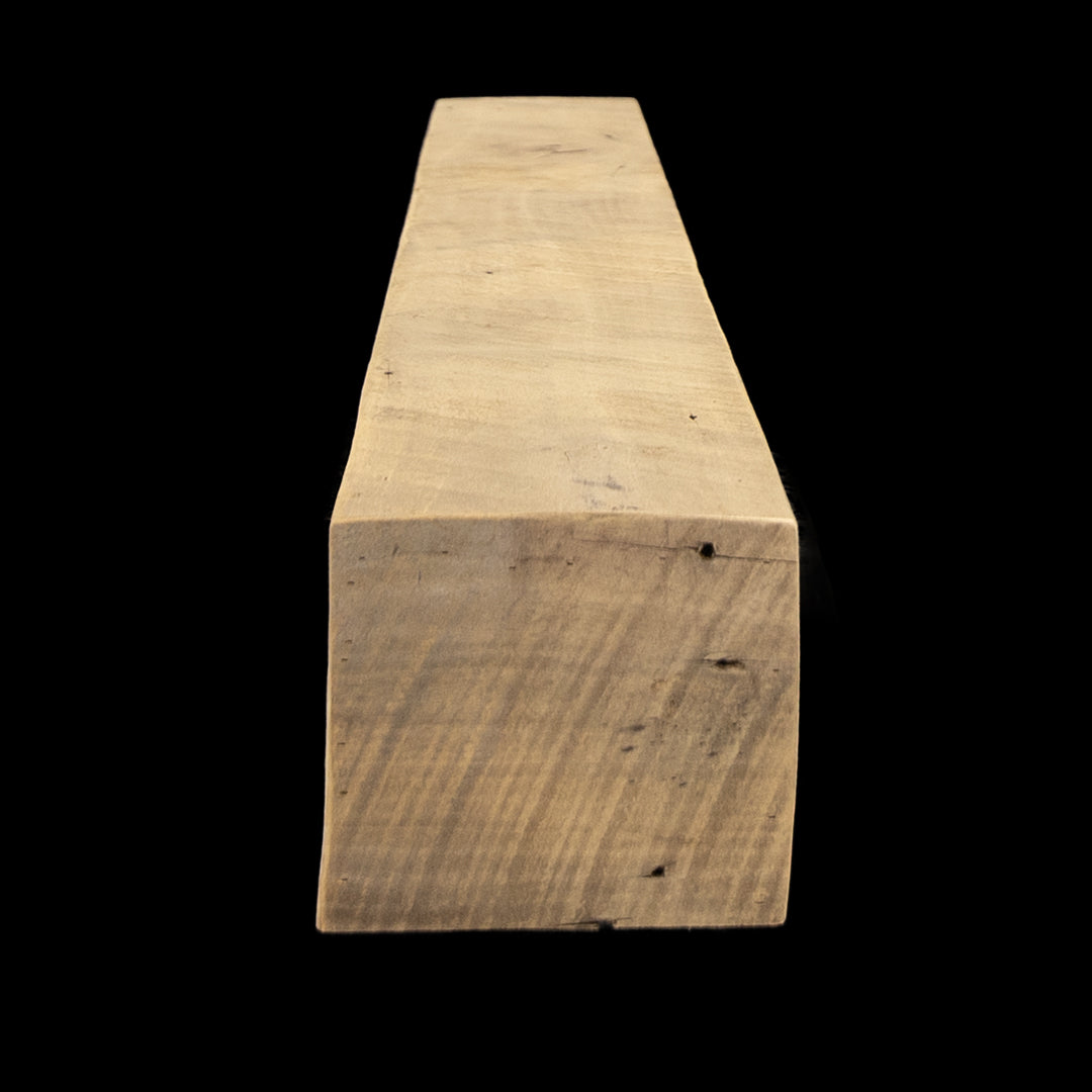 Rough Sawn Wood Box Beam Mantel - Rustic Fireplace Mantel - 6.5" x 7.5" x 60"