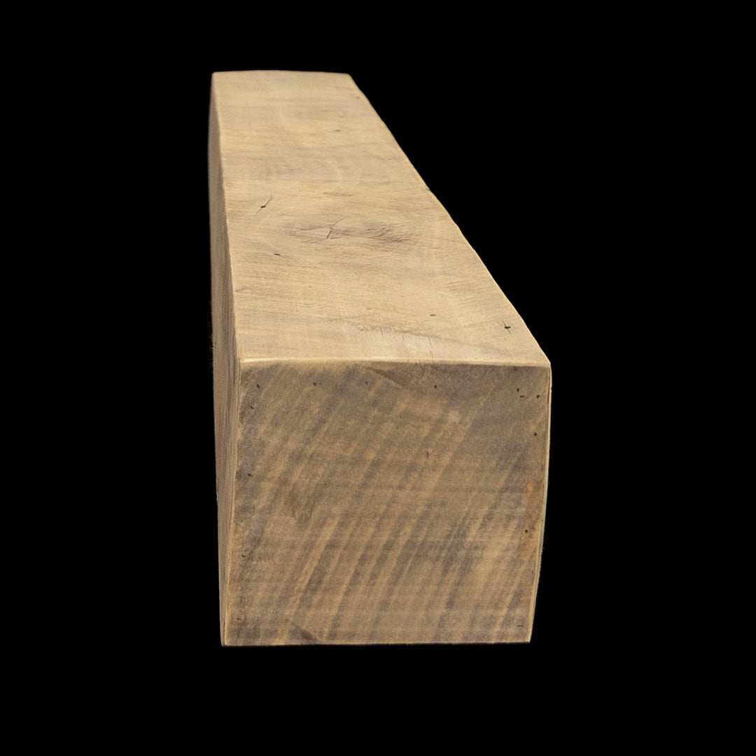Rough Sawn Wood Box Beam Mantel - Rustic Fireplace Mantel - 6.5" x 7.5" x 60"