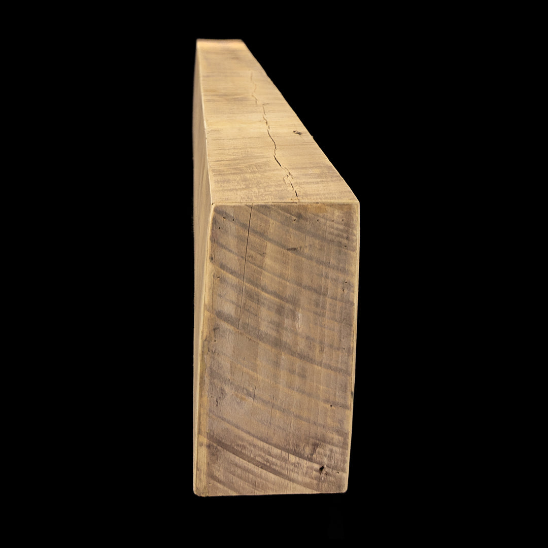 Rough Sawn Wood Box Beam Mantel - Rustic Fireplace Mantel - 5.5" x 10.5" x 78"