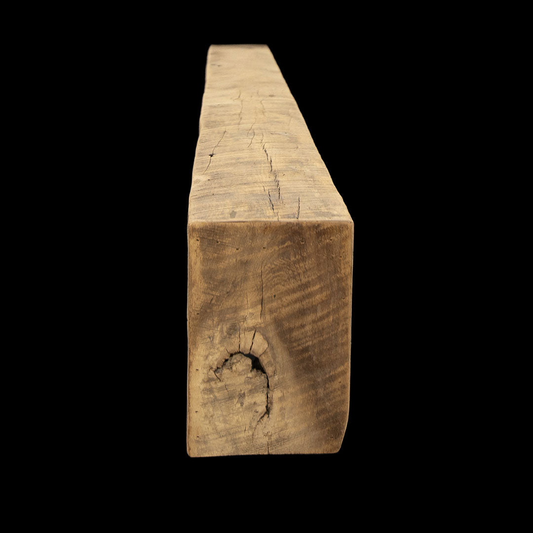 Rough Sawn Wood Box Beam Mantel - Rustic Fireplace Mantel - 6"x 8" x 72"