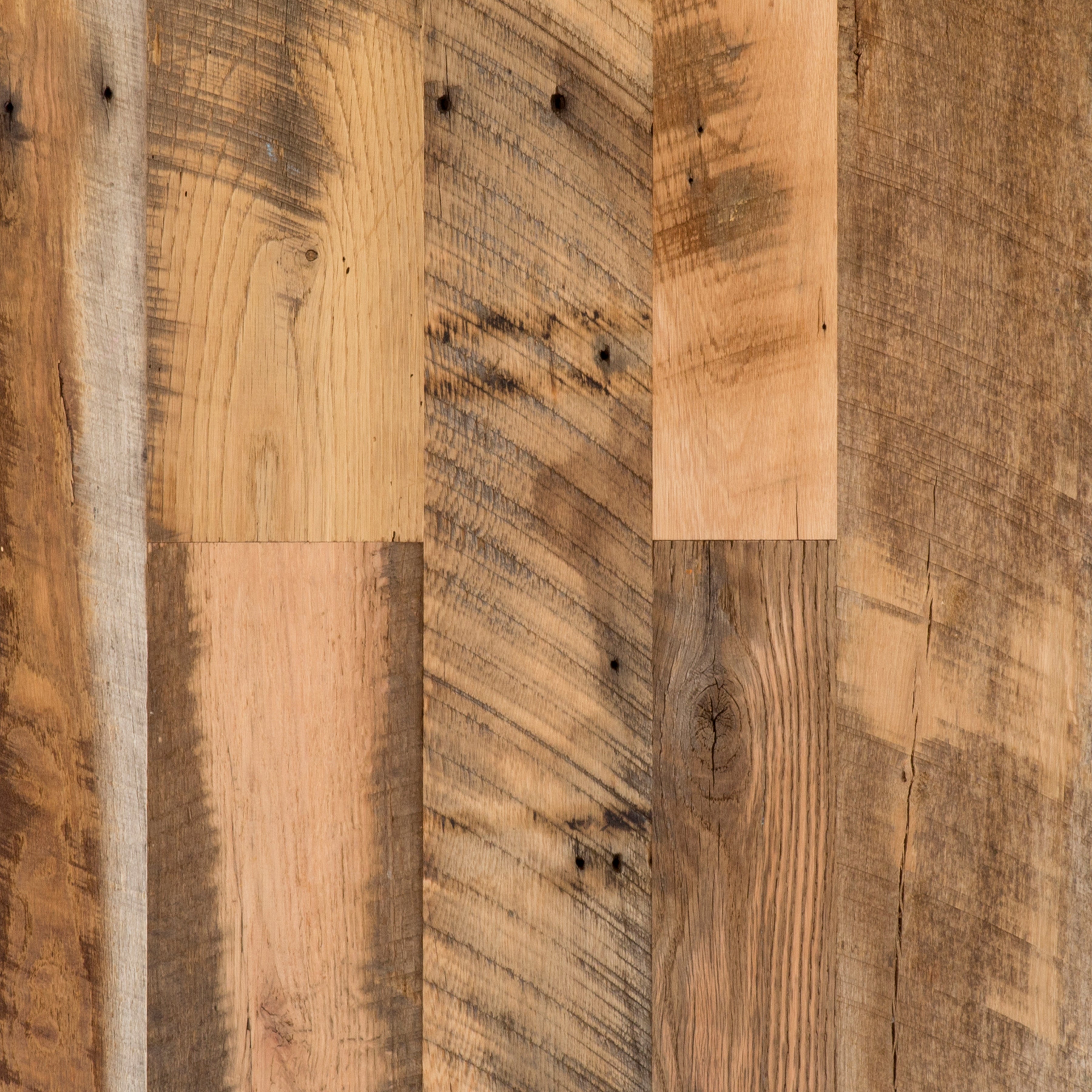 Antique Reclaimed Oak Hit-Skip Flooring 5", 6" Wide - Clear Prefinish