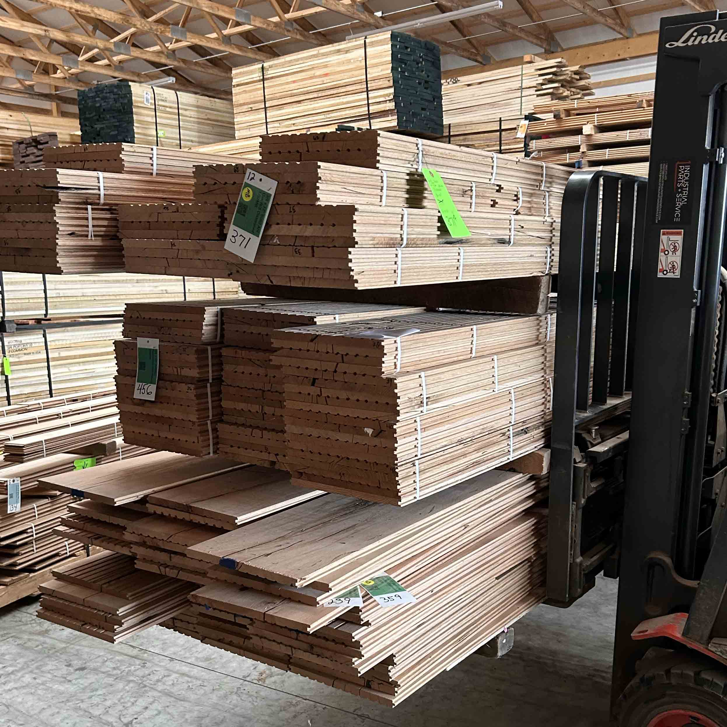 Antique Reclaimed Resawn Oak 12" Specified Width - Unfinished