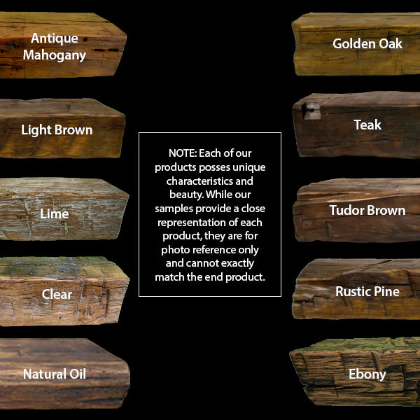 Hand Hewn Wood Box Beam Mantel - Rustic Fireplace Mantel - 6" x 6" x 84"