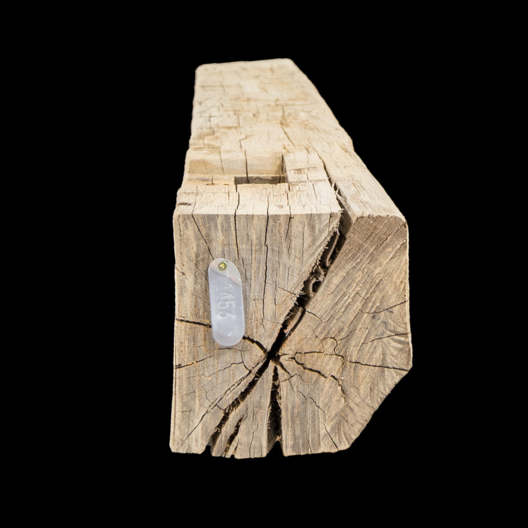 Hand Hewn Wood Mantel - Rustic Fireplace Mantel - 7" x 7.5" x 65"