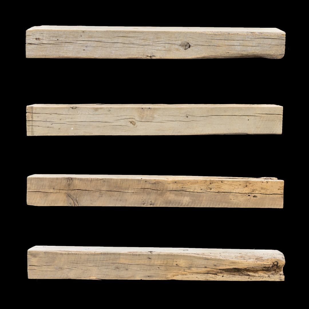 Rough Sawn Wood Mantel - Rustic Fireplace Mantel - 8" x 8" x 72"
