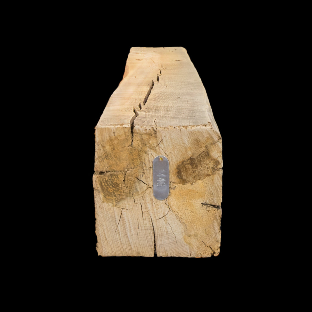 Rough Sawn Wood Mantel - Rustic Fireplace Mantel - 7.5" x 8" x 67"