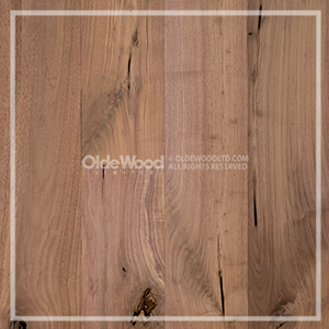 Traditional Plank Walnut 4" to 9" Random Widths - Unfinished