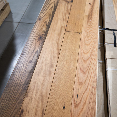 Antique Reclaimed Harvest Plank 4" to 7" Random Widths - Matte Prefinish