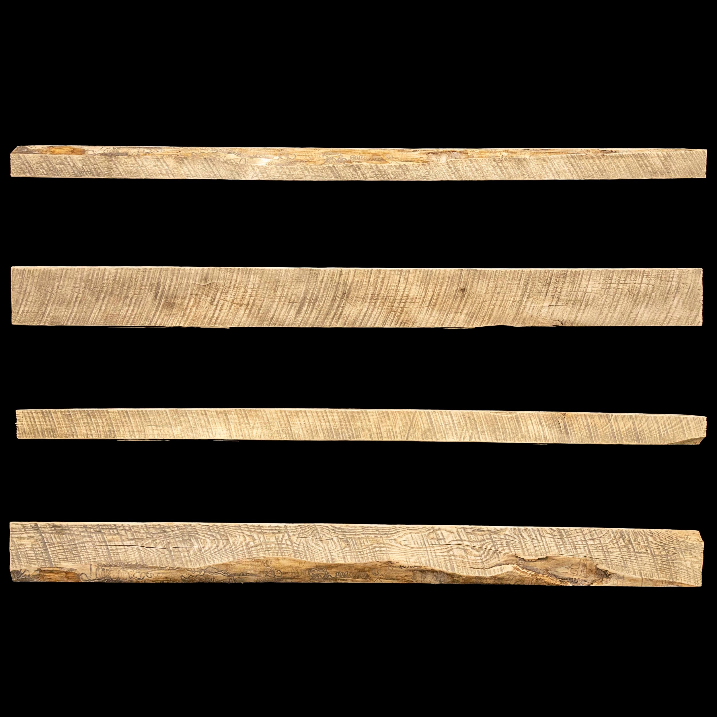 Rough Sawn Wood Mantel - Rustic Fireplace Mantel - 5" x 6" x 77"