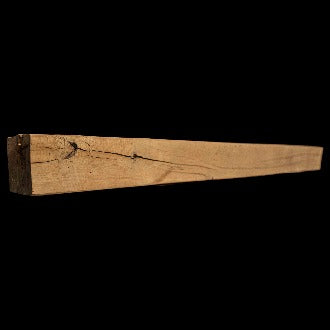 Rough Sawn Wood Mantel - Rustic Fireplace Mantel - 5" x 5" x 77"