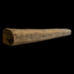 Hand Hewn Wood Mantel - Rustic Fireplace Mantel - 4" x 5" x 72"