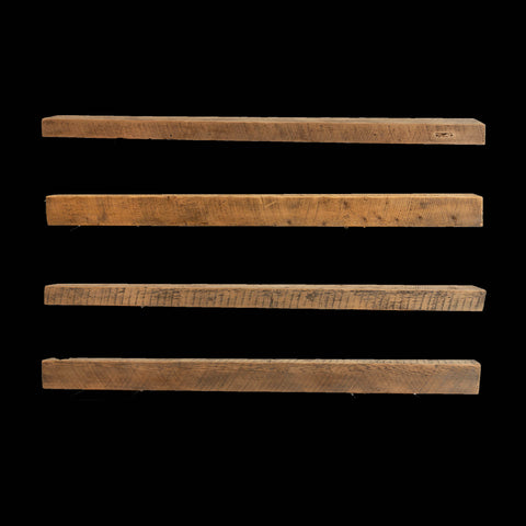 Rough Sawn Wood Mantel - Rustic Fireplace Mantel - 4.5" x 5" x 84"