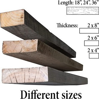 Floating Shelves - 2 x 8 x 18"