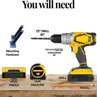 Floating Shelves - 2 x 4 x 36"