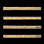 1328 - Rough Sawn Mantel - 6" x 6" x 76"