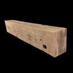 1393 - Engineered Hand Hewn Box Beam Mantel - 11" x 8" x 72"