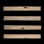 1402- Hand Hewn Mantel - 7" x 7" x 65"
