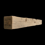 1403- Hand Hewn Mantel - 7" x 7" x 76"