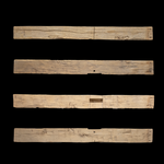 1403- Hand Hewn Mantel - 7" x 7" x 76"
