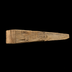 1407 - Hand Hewn Mantel - 7" x 5" x 75"