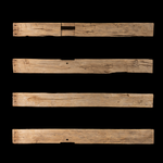 1410 - Hand Hewn Mantel - 7" x 7" x 73"