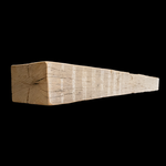 1413 - Hand Hewn Mantel - 7" x 9" x 89"