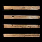 1416 - Hand Hewn Mantel - 7" x 7" x 79"