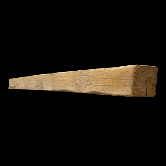 1419 - Hand Hewn Mantel - 6" x 6" x 96"