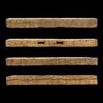 Hand Hewn Wood Mantel - Rustic Fireplace Mantel - 6" x 8" x 83"