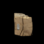 Hand Hewn Wood Mantel - Rustic Fireplace Mantel - 7.5" x 8.5" x 75"