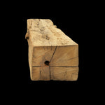 Hand Hewn Wood Mantel - Rustic Fireplace Mantel - 6.5" x 9" x 61"
