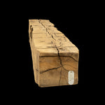 Hand Hewn Wood Mantel - Rustic Fireplace Mantel - 6.5" x 9" x 66"