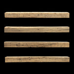 Rough Sawn Wood Mantel - Rustic Fireplace Mantel - 6" x 6" x 73"
