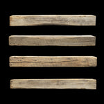 Rough Sawn Wood Mantel - Rustic Fireplace Mantel - 8" x 8" x 73"