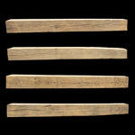 Rough Sawn Wood Mantel - Rustic Fireplace Mantel - 7.5" x 8" x 78"