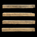 Rough Sawn Wood Mantel - Rustic Fireplace Mantel - 8" x 8" x 79"