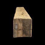 Hand Hewn Wood Mantel - Rustic Fireplace Mantel - 8" x 8" x 71"