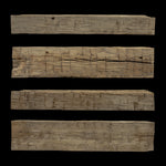 Hand Hewn Wood Mantel - Rustic Fireplace Mantel - 8" x 13" x 65"